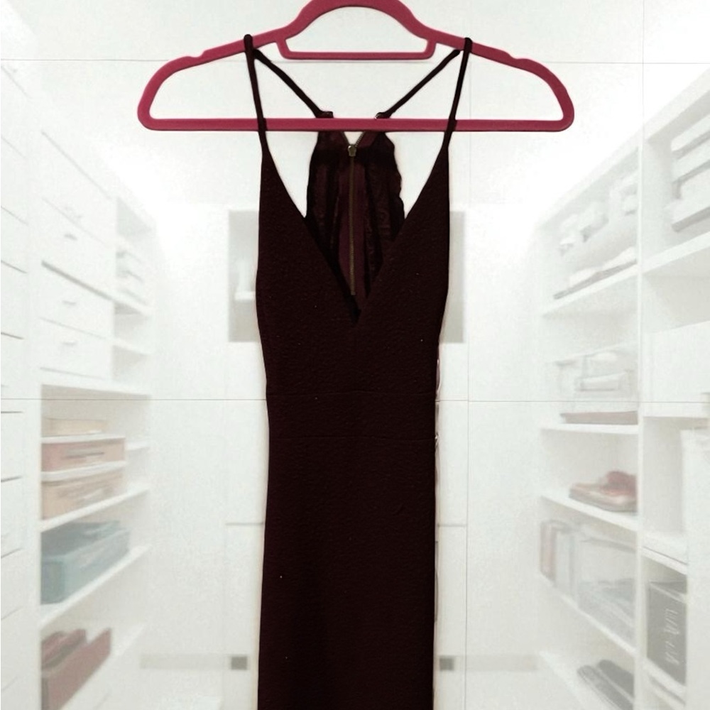 Windsor Deep Burgundy Mini Dress